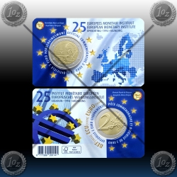 2 EVRO BELGIJA 2019 (EMI - European Monetary Institute) KARTICA